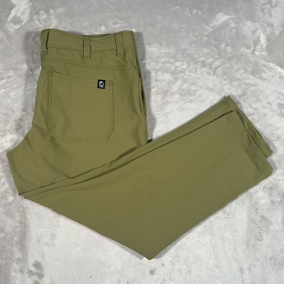 NWOT Origin Pants Men 40x30 Olive Green GTFO Stretch Travel Pant Made In USA New